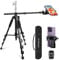 Elitehood 2023 Newest Ultra-Stable Overhead Tripod for iPhone – Heavy Duty Aluminum Tripod & 25in Horizontal Long Phone Arm, Tall Phone Stand Mount for Recording, 360°Adjustable iPhone Tripod Stand