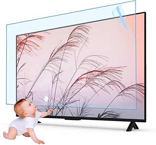 JQZWXX Anti Glare 43-70 Inch TV Screen Protector, Anti Blue Light Anti-UV Matte Surface Anti Scratch Filter Film, Protect Eyes Relieve Fatigue - Multiple Sizes / 70in1561x900mm