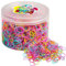 1500 Stück Haargummis Klein Gummibänder Bunte Haargummis Gummi Haarbänder Boxed Haargummi Elastische Haar Gummibänder für Kinder Mädchen Damen Frisuren