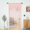 YaoYue Macrame Lace Door String Curtain for Doorways,Room Divider Doorway Hippie Window Panel Room Divider Wall Closet Curtains for Bedroom Closet Door Drapes Decorations (35×79in/90×200cm,Pink)