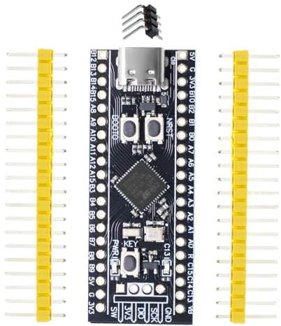 STM32F401 Placa de Desarrollo RUIZHI STM32F401CCU6 STM32F4 abla de Desarrollo 84 MHz 64 KB RAM 256 KB Potente núcleo 32F4 Compatible con Arduino MicroPython Programación