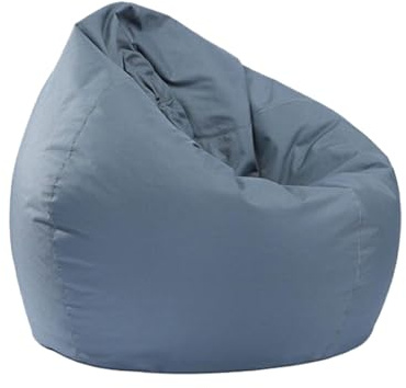 vreplrse Waterproof Bean Bag Cover High Resilience For Ultimate Comfort And Support Bean Bag Chair Cover Cloth Chair Bag Cover, grey