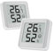 MeesMeek termometro interno termoigrometro Igrometro-temperatura Indicatore Monitor Sensore di Comfort LCD Ampio Display Digitale per Babyroom Ufficio Cantina
