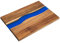 Tagliere Tagliere in Legno di Acacia con Resina Epossidica per Cucina, Tagliere per Salumi, Pala in Legno, Tagliere Reversibile Tagliere da Cucina