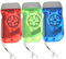 KITANDOVE 3 Pz Torcia a Led Scuotere La Torcia Piccola Torcia Solare Manuale Usb Torcia a Ricarica Automatica Tenuto Torcia Dinamo Torcia Ricaricabile a Led Mini Lampada Leggero Kit Plastica