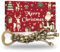 LKKCHER Idées cadeaux de Noël, décapsuleur, tête de mort, cadeau de Noël pour homme, cadeau d'Halloween, cadeau de tête de mort, bronze avec emballage de Noël et carte de Noël