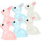 TINEASUR 18 STK Kaninchen-verzierung Miniatur-hasenfiguren Mikrolandschaftsornament in Hasenform Mini-Kaninchen- Kleine Hasenspielzeuge Tierisches Kognitives Spielzeug Harz