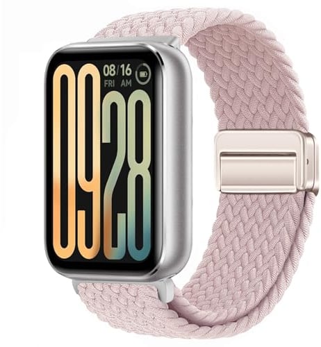 Geflochtene Armband für Redmi Watch 4 5 6,Xiaomi Band 10Pro 9Pro 8Pro | Ersatzarmband Elastische Magnet Kompatibel mit Damen Herren