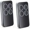 2 puertas de control remoto compatibles con V2 Phox, mando a distancia universal de 433,92 MHz, 4 canales, mando a distancia para V2 Phoenix 2,V2 Phoenix 4,V2 TXC, V2 TRC, V2TSC4, V2 Hand