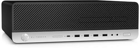 HP, Pc Desktop SFF Pronto All'Uso, Computer Pc Fisso Intel i7-8700 6 Core 3.20 GHz, Ram 16Gb, SSD 256Gb, Wi-FI, Libre Office, Win 11 Pro, Pronto all'uso (Ricondizionato)