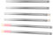 ULTECHNOVO 2 Sets Stainless Steel Mop Rod Mops Extendable Handle Mop Extension Pole Connector Mop Stick Broom Sticks Mop Handle Replacement Broom Handles Mob Handles Plastic Silver