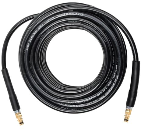 10M Pressure Washer Hose Compatible with Karcher K2 K3 K4 K5 K7, Domestic Pressure Washers Replacement Hose for Karcher K Series Click Type Plug Quick Connector, Jet Wash Extension Pipe
