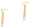 Tofficu Lot De 2 Rouleaux De Colle Pour Papier Peint Outil De Construction Rouleau À Joint Portable Presse À Papier Peint Outil De Jointure Rouleau À Jointure Pour Papier Peint Bois