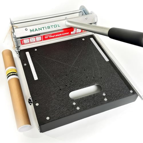 13 Pro Rigid Vinyl Floor Cutter with 13Replacement Blade, Double the time! Cuts SPC/LVT/WPC up to 9mm! Instant Angle Cuts 15/22.5/30/ 45 No Measuring! No Guesswork!