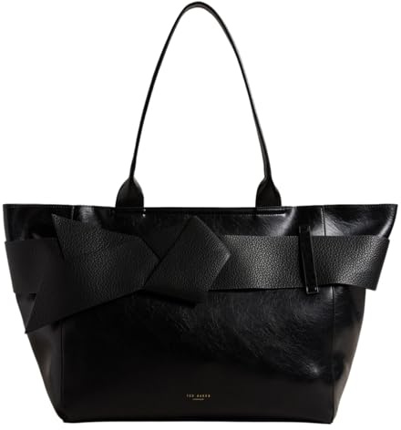 Ted Baker Shopper Schultertasche Jimma Pu Tote Bag Jet - Black schwarz