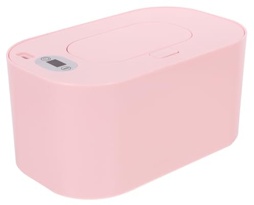 Baby Wet Tissue Warmer Box Large Capacity Abs Heater | Upper-tissue Warming, Energy Saving, Non-slip Base, Practical Use for Nursery Care, Wipes Holder