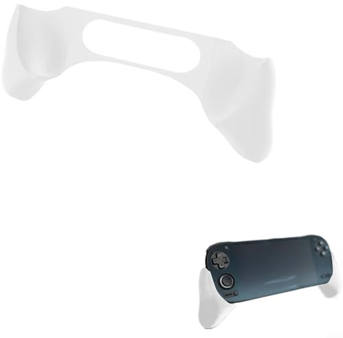 Risveglio Ergonomischer Controller-Griff für Retroid Pocket 5, PC-Gaming-Griff mit verbesserter Präzision, Schwarz (Weiß)