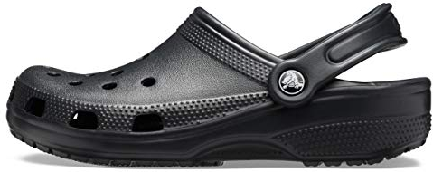 Crocs Unisex Classic Clogs Clogs, Black,3 UK Men/ 4 UK Women