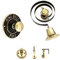 Traditional Butlers Bell Kit with Solid Heavy Cast Brass Pull