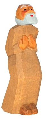 Hirte mit Spitzbart von Lotte Sievers-Hahn Krippenfigur mit Baumwollbeutel