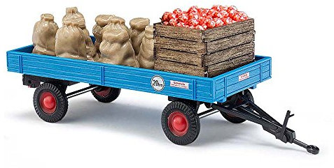 Busch 44995 H0 Anhänger Modell Anhänger mit Apfelladung