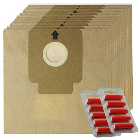 Spares2go Sacs à poussière pour Hoover Capture Tcp2011 H58 H63 H64 Freespace Flash Sprint Aspirateur (lot de 10 + désodorisants)