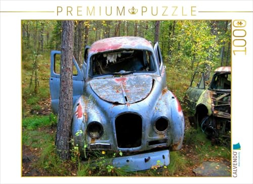 CALVENDO Puzzle Auto in blau | 1000 Teile Lege-Größe 64 x 48 cm Foto-Puzzle für glückliche Stunden