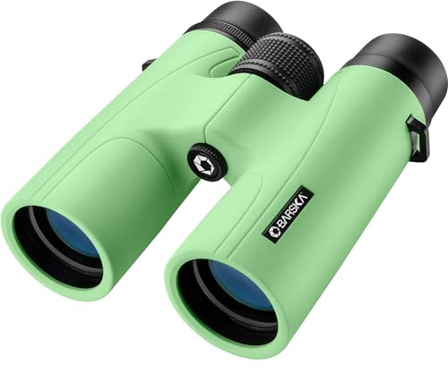 Barska Crush Fernglas, 10 x 42, stoßfest, leicht, bunt, vollständig mehrfach beschichtet, für Jagd, Wandern, Konzerte, Sport, mit Tragetasche und Umhängeband