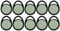 IDENTsmart Zeiterfassungstoken (10er-Pack) - Master- und Mitarbeiter-Token für ID800 und ID500 Zeiterfassungsterminals