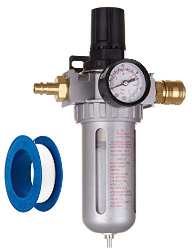 Druckluft Filter 2UM Wartungseinheit Druckminderer Regler für Kompressor Schnellkupplung