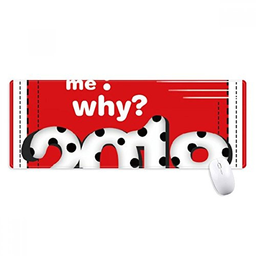 beatChong 2018 Tell Me Why Milk Digitale Frohes Neues Jahr Griffige Mousepad Große Erweiterte Spielbüro Kanten titched Computer-Mat Geschenk
