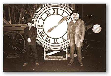 Zurück in die Zukunft Poster Drucke Klassische Film Foto Wandkunst Retro Stil Leinwand Malerei, Für Wohnzimmer Home Wand Dekor Kein Rahmen (Size : 40x60 cm No Frame)