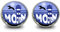 Fördeblau 2er Set maritime Edelstahl Ohrringe zum Stecken | Moin Schrift mit Leuchtturm als Motiv | 12mm Modeschmuck