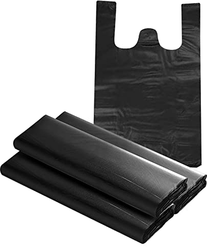Small Bin Bags, Strong Trash Bin Bag, Black Bin Liners Unscented Waste Paper Basket Liners Plastic Garbage Bags for Bathroom Kitchen Living Room Office (3 Rolls 120 Counts)