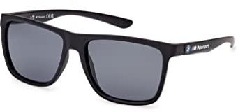 BMW MOTORSPORT Sonnenbrille BS0015, Schwarz, 57 Herren, Schwarz