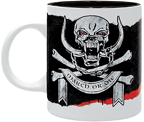 Motörhead - Tasse - March or Die - Kaffeebecher - Warpig Logo - Mug - Geschenkbox