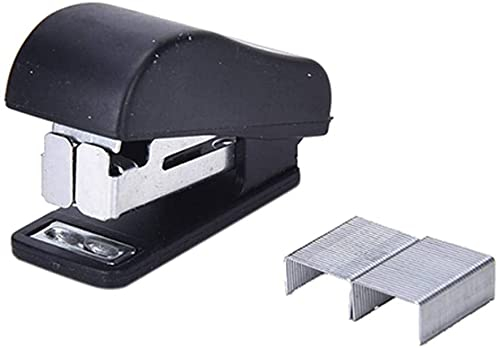 Heftgerät Tragbarer kleiner Hefter Nützliche Mini-Hefter-Heftklammern Set Office-Bindungs-Briefpapier Bürohefter