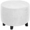 Ottomane Schonbezug Runden Hockerbezug 40/50/60/80 Hocker Husse für Fußhocker Stretch Bezug Rund Ottomane Abdeckung Überzug Hocker Protector Waschbar Hockerabdeckung ( Color : #21 , Size : 40x40x40cm