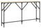 vidaXL Table Console, Table d’Appoint avec Pieds Réglables, Bout de Canapé, Meuble d'Entrée Salon, Industriel, Chêne Sonoma Bois d'Ingénierie