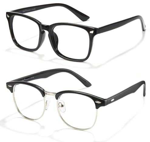 Cyxus Blaulichtfilter Brille Ohne Stärke Herren Damen Mode Computer Schutzbrille Bildschirmbrille Gaming Brille 402B025