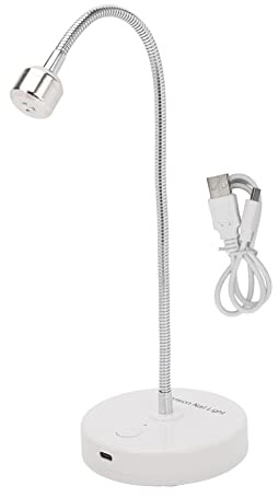 Akozon Type C Recharging, Nail Manicure Dryer Rotatable Polish Glue Fast Drying Light Lam False Lamp Mini LED Ultraviolet