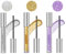 hgerGWW Glitzer Wimperntusche, Glitter Diamond Mascara, Shimmer Mascara, Sparkle Diamond Shining Mascara, Langanhaltend und Wasserfest Mascara für extremes Volumen & Lange Wimpern (3 Stück)