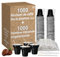 GM KIT 1000 Bicchieri in Plastica Neri da Caffè da 70 ML + 1000 Palettina da Caffe' in Legno di Betulla imbustate singolarmente