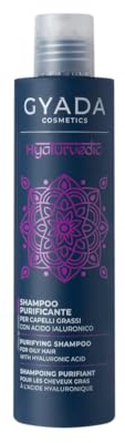 GYADA COSMETICS, hyalurvedisches reinigendes Shampoo, wirkt Frizz entgegen, für fettiges, dünnes und sprödes Haar, 200 ml