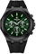 rorios Herren Mode Armbanduhren Sport Quarz Uhr Freizeit Silikon Armband Uhr Multifunktional Chronograph Uhr Leuchtend Analog Uhr für Männer Grün