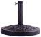 KOMFOTTEU Pied de Parasol Rond avec Motif pour Bâton de Parasol 38/48 mm, Base de Parasol en Résine, Support de Parasol de Balcon, Jardin, Terrasse, Plage, Poids Propre 13 kg, Bronze