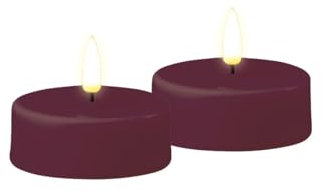 ReWu Deluxe Homeart Großes Teelicht 2 Stück - Violett