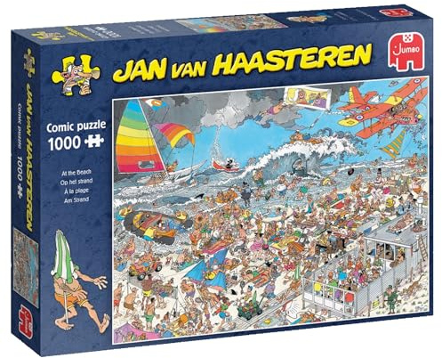 Jumbo Spiele 1119801830 Jan Van Haasteren At the Beach 1000 Teile Puzzle