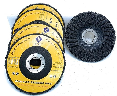 Semi-Flex Fiberglas-Schleifscheibe für Winkelschleifer, für Granit, Marmor, Stein, Glas