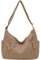 VOKUVIKU Unisex Cord Tasche Umhängetasche Schultertasche groß Damen Shopper Tasche Fashion Stofftasche für Alltag Büro Schule Reisen, braun